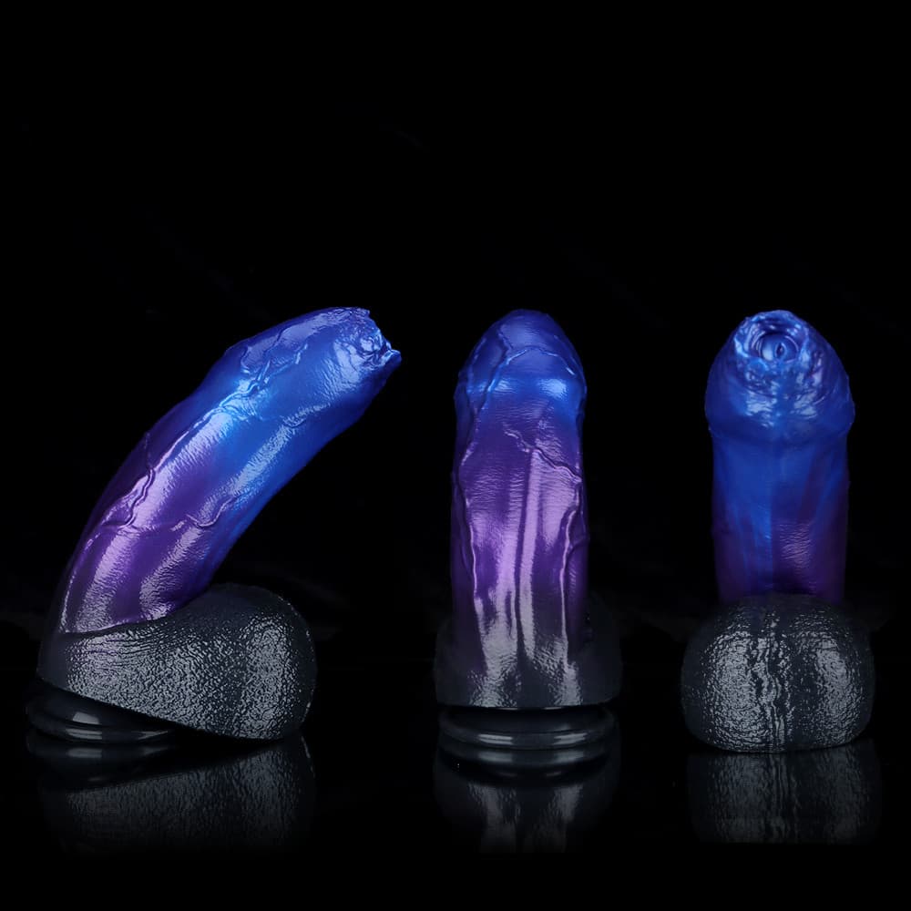 Naga Blue Purple Fantasy Dildo – Premium Silicone