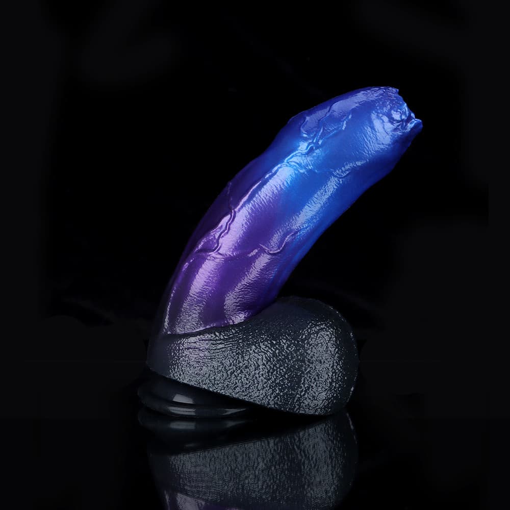 Naga Blue Purple Fantasy Dildo – Premium Silicone