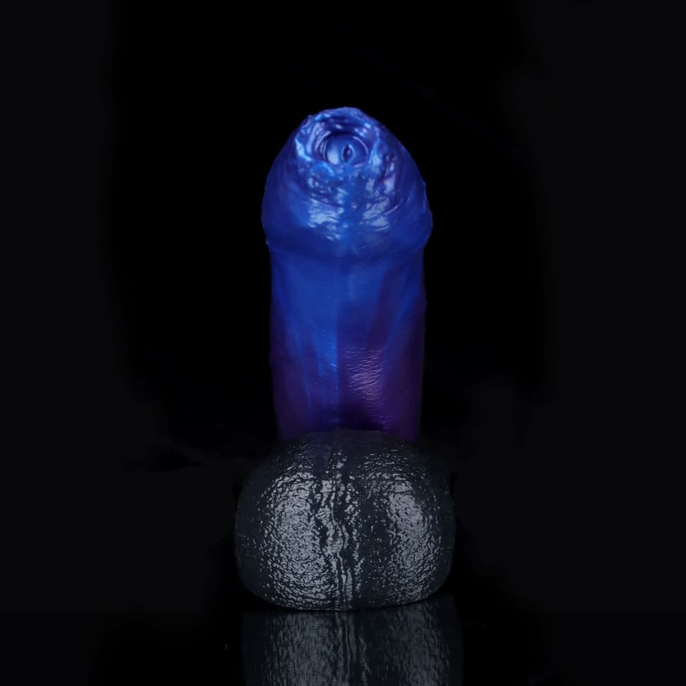Naga Blue Purple Fantasy Dildo – Premium Silicone