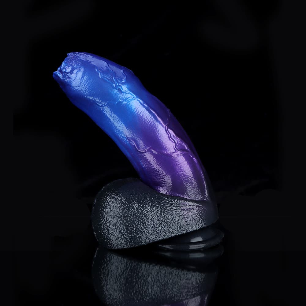 Naga Blue Purple Fantasy Dildo – Premium Silicone
