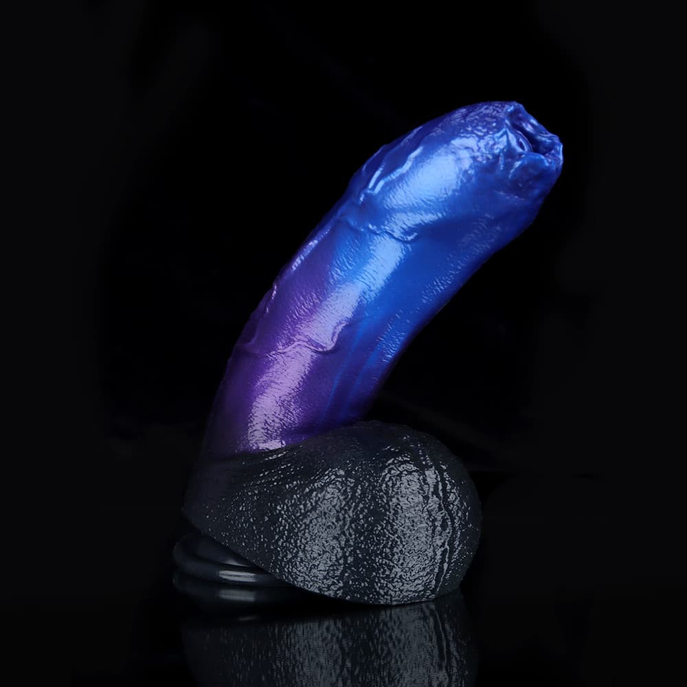 Naga Blue Purple Fantasy Dildo – Premium Silicone