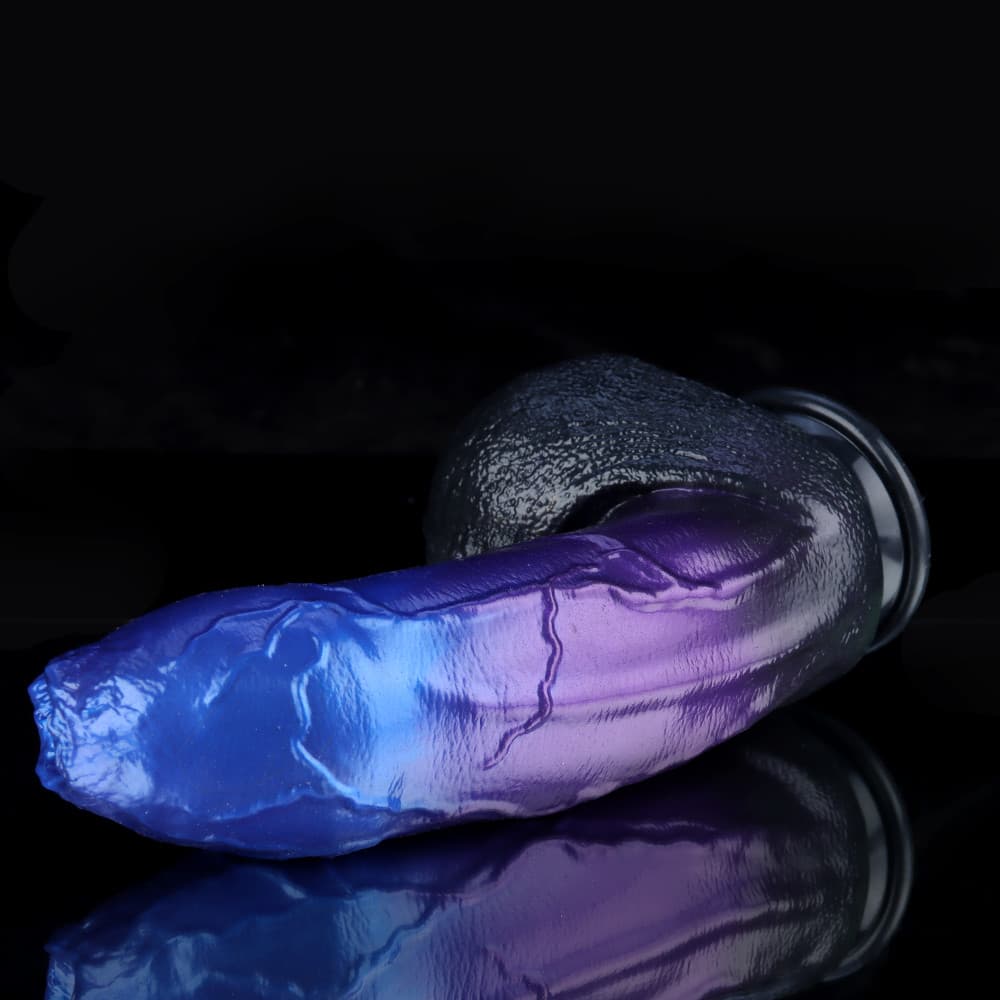 Naga Blue Purple Fantasy Dildo – Premium Silicone