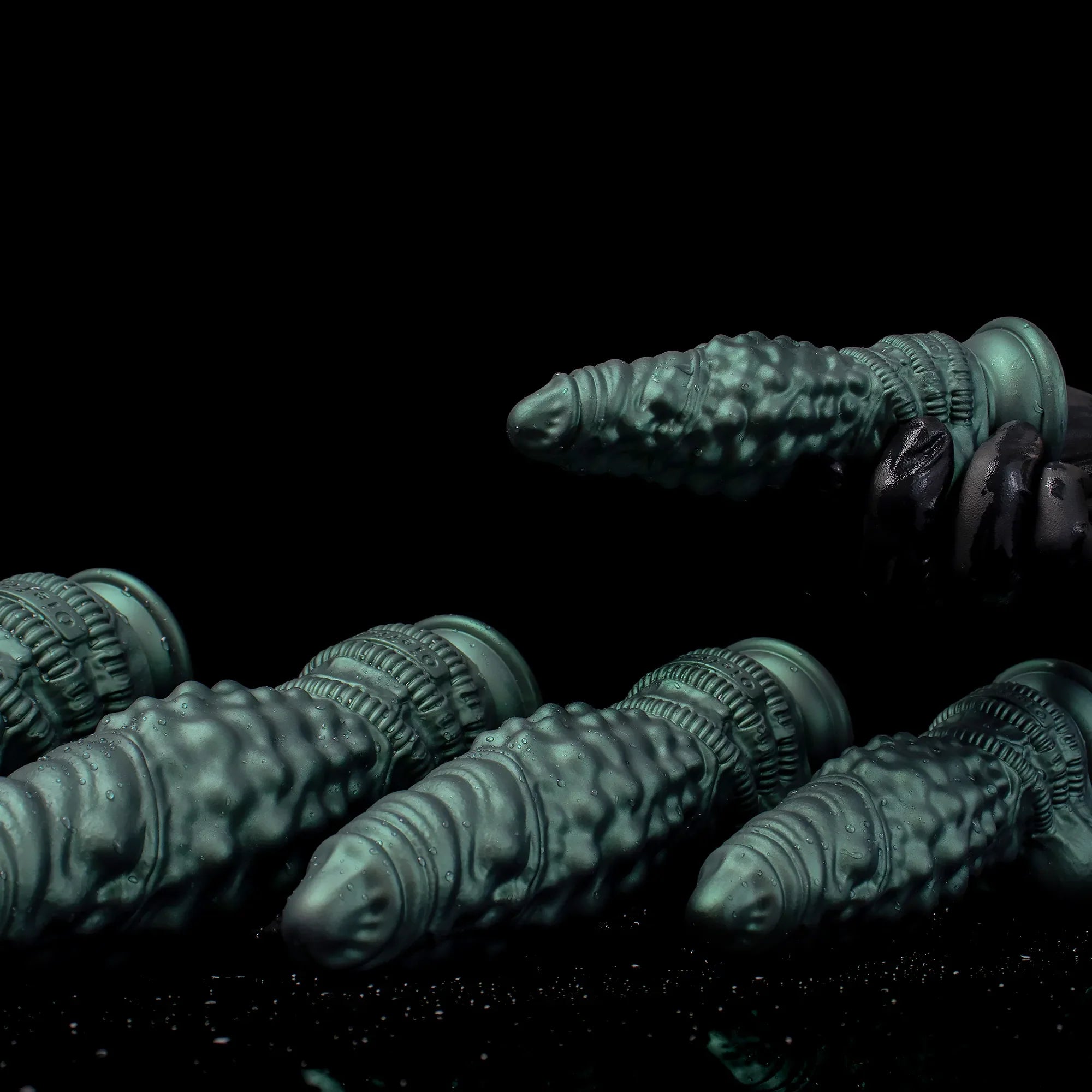 Nexus Node Monster Toy – Alien Texture Platinum Silicone