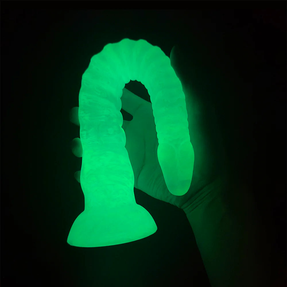 Octopus Gradient Blue Purple Tentacle Dildo Anal Plug – Glow in the Dark Fantasy Design
