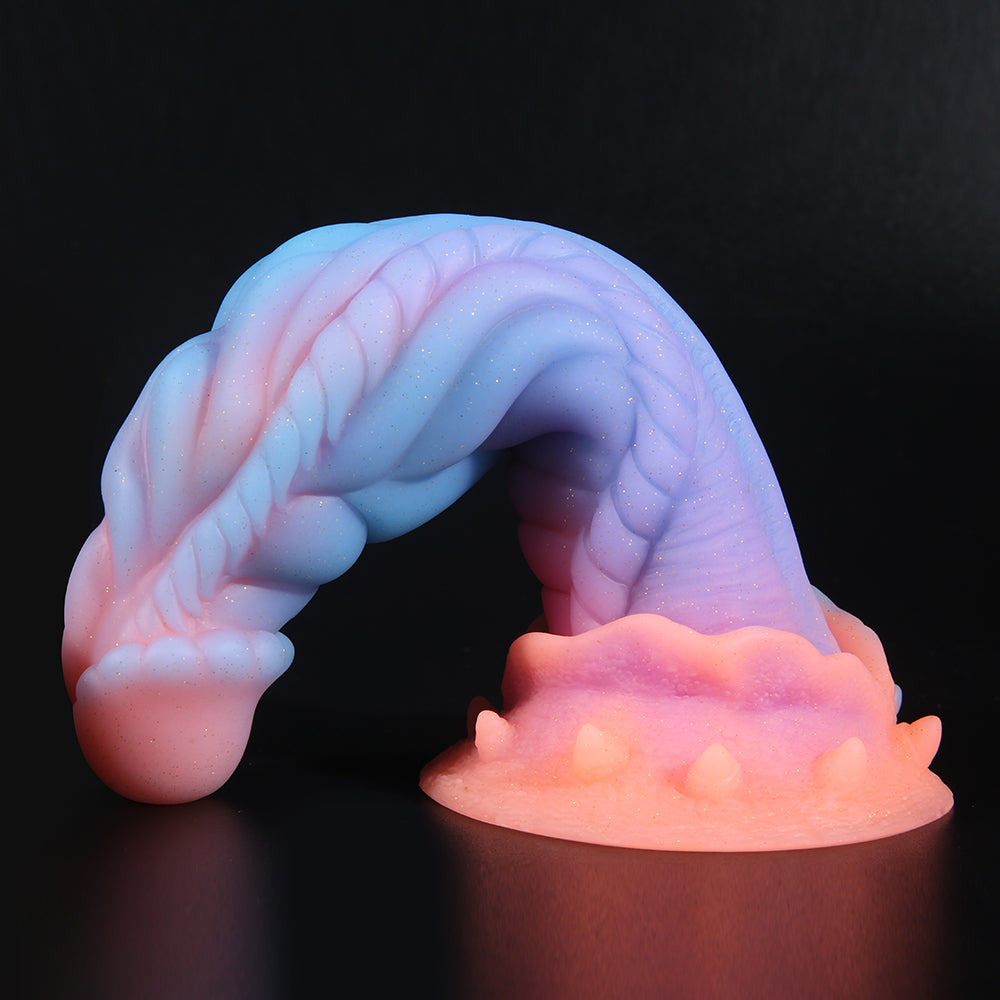 Premium Silicone Glow-in-the-Dark Penis Toy