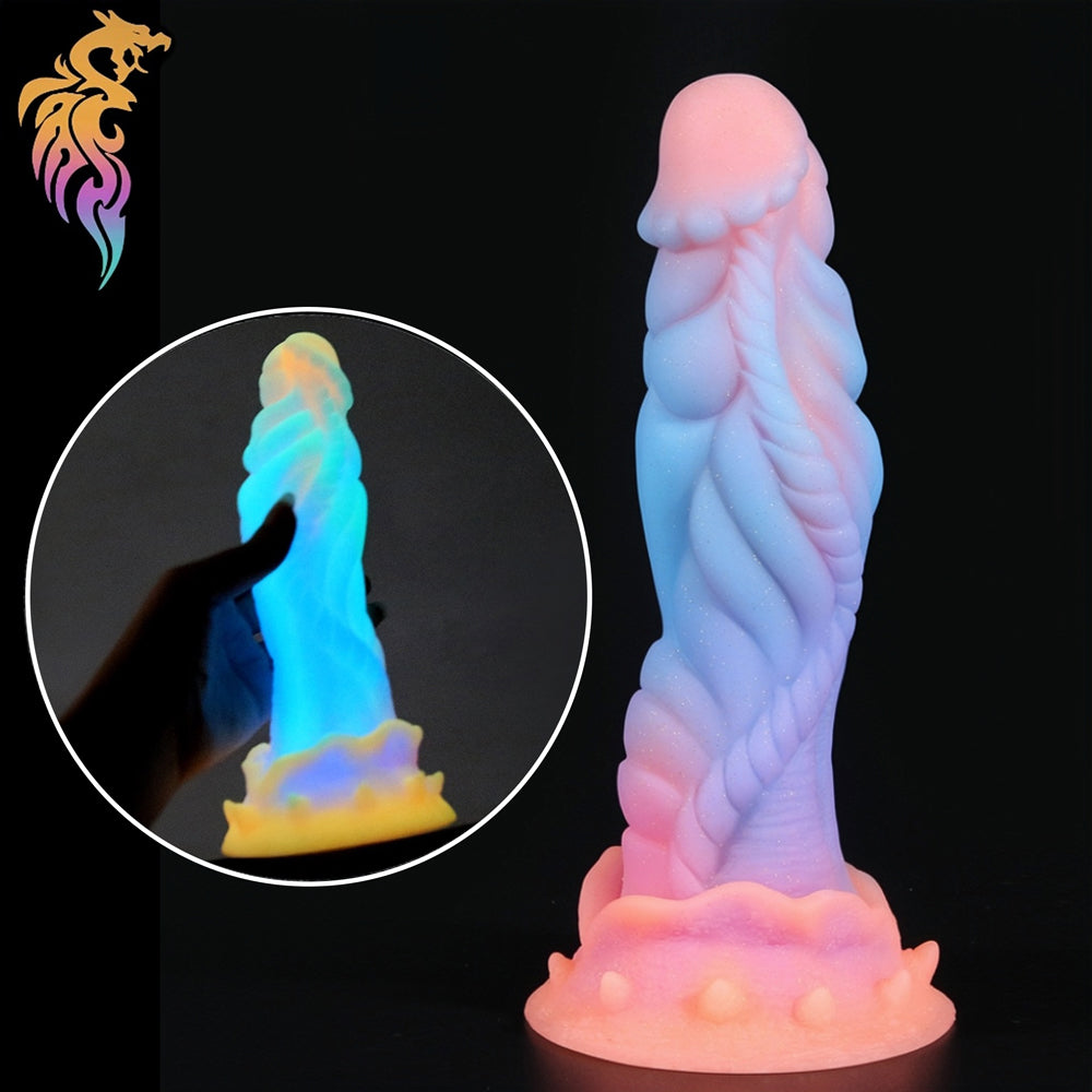 Premium Silicone Glow-in-the-Dark Penis Toy