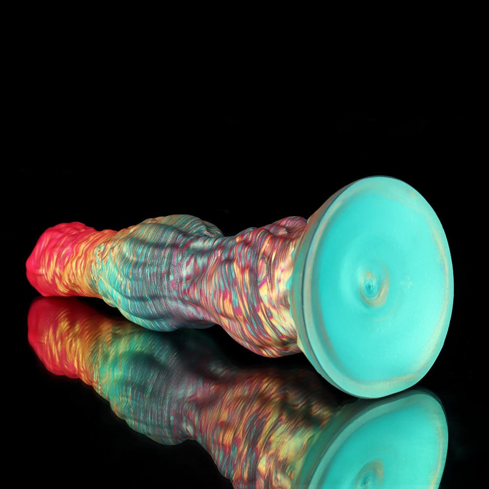 Rainbow Fantasy Dildo – Knot Design