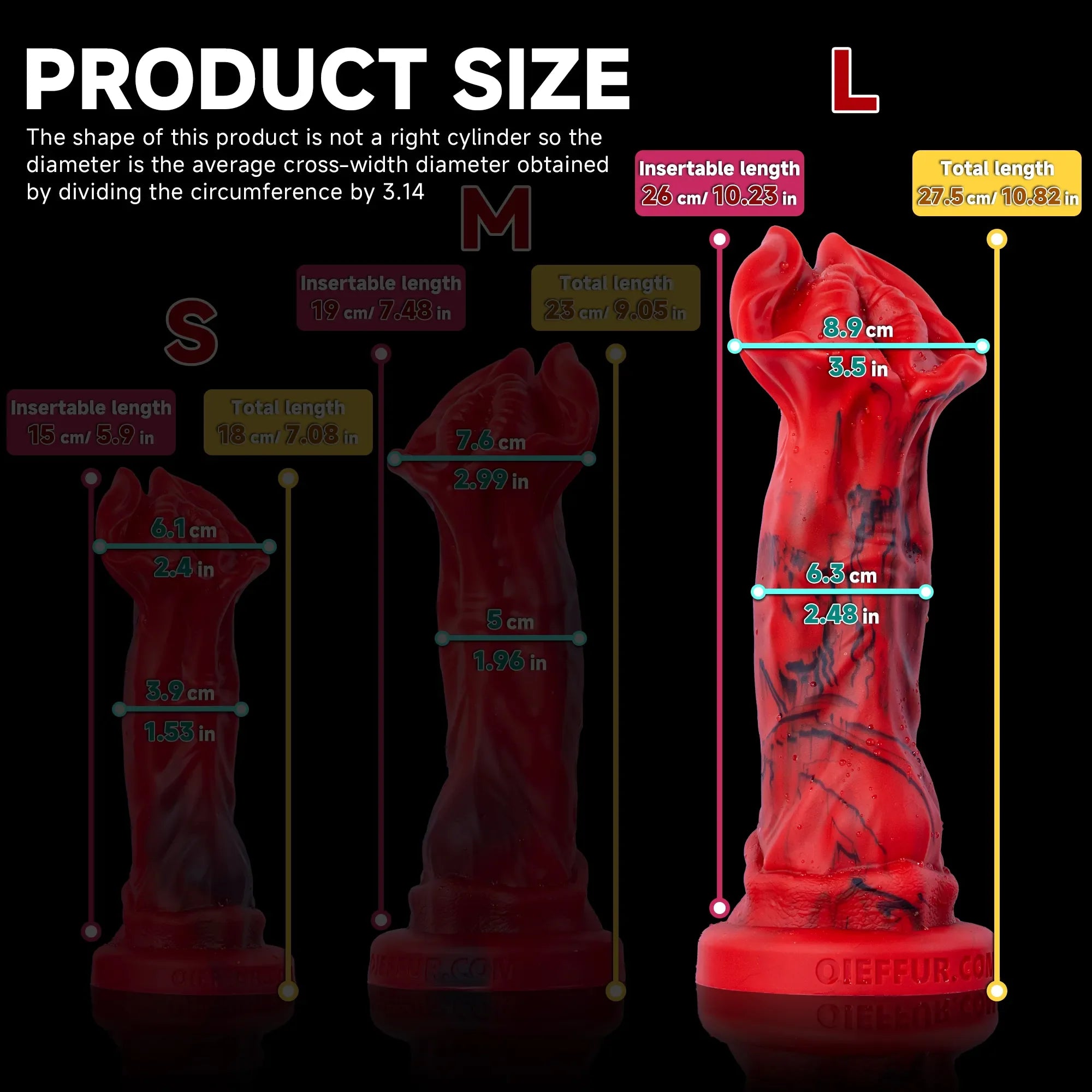 Red Rock Turtle Red Dragon Dildo with High-Quality Silicone