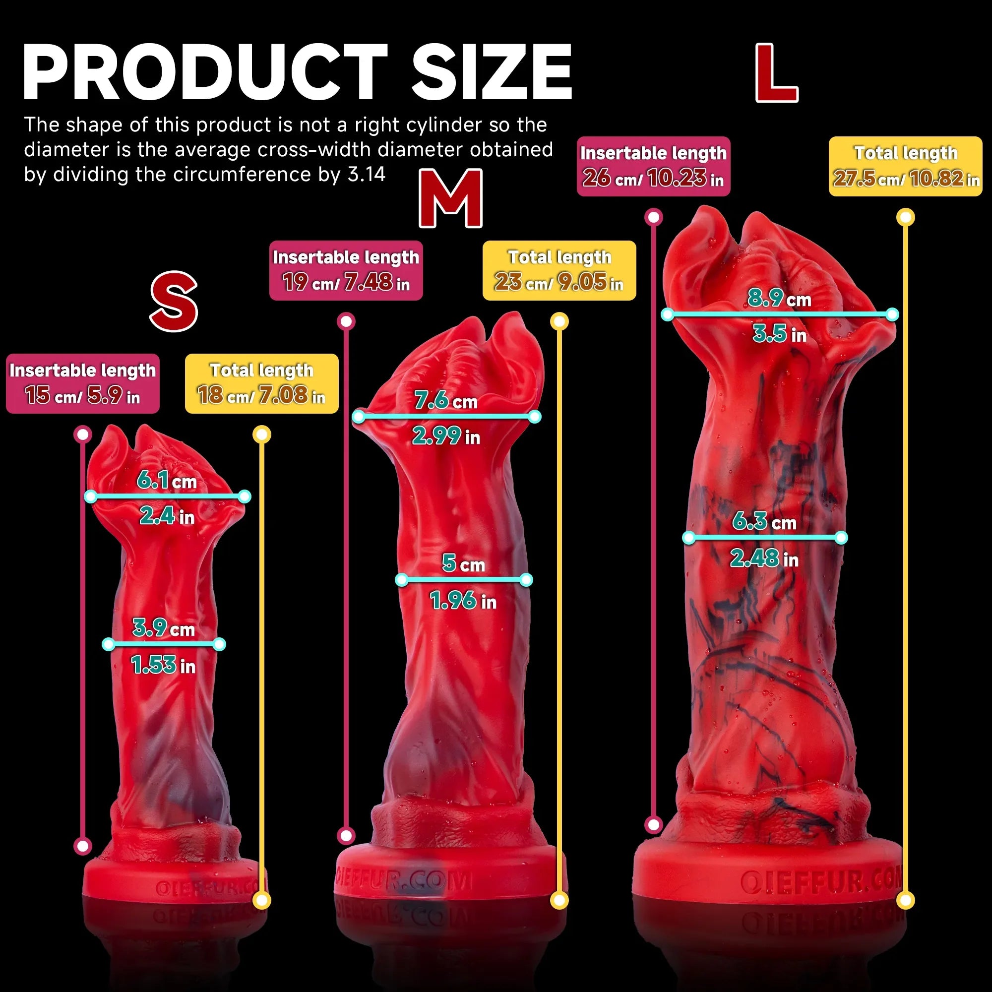 Red Rock Turtle Red Dragon Dildo with High-Quality Silicone