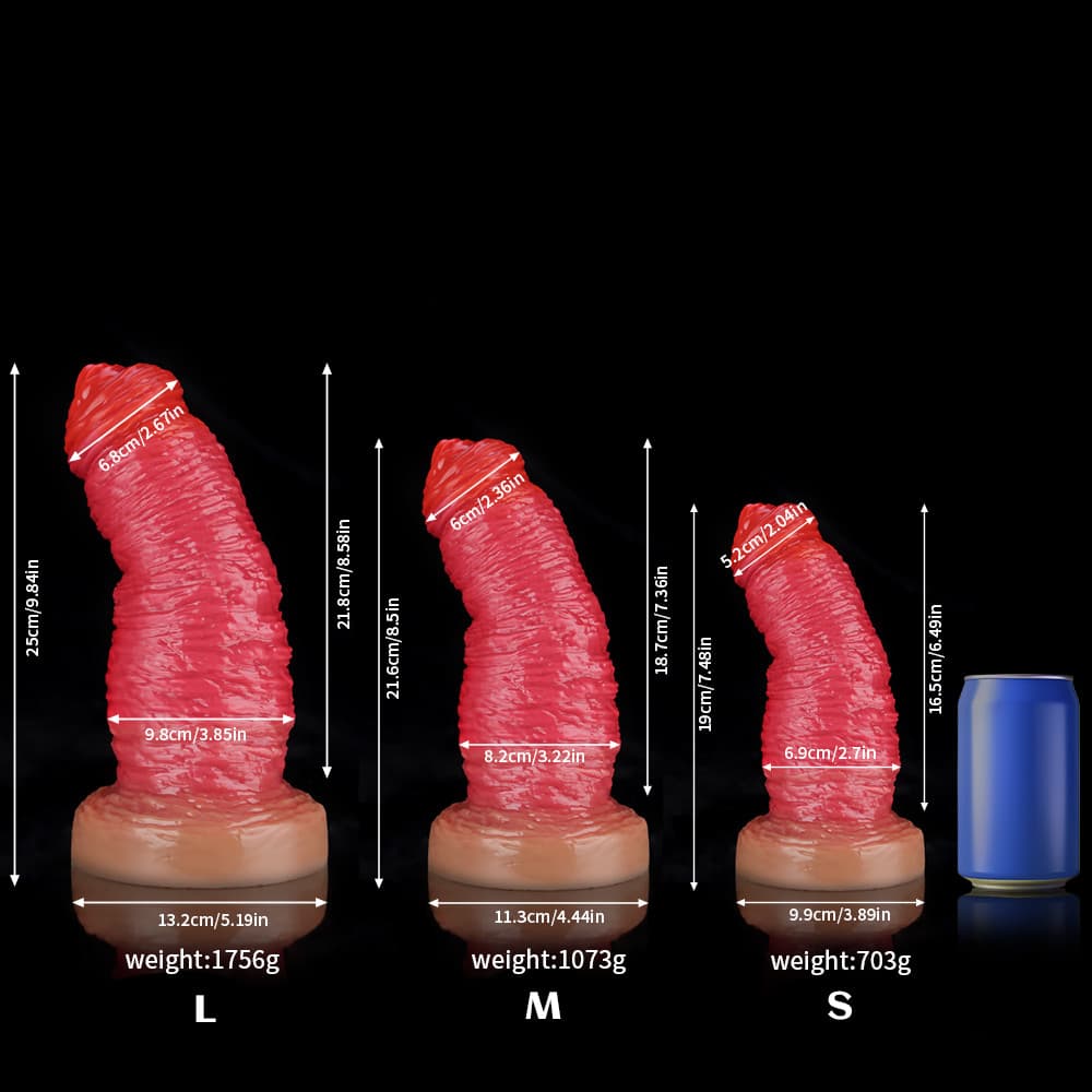 Rose Red Fantasy Dildo – Premium Body-Safe Silicone Design