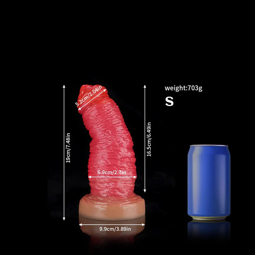 Rose Red Fantasy Dildo – Premium Body-Safe Silicone Design