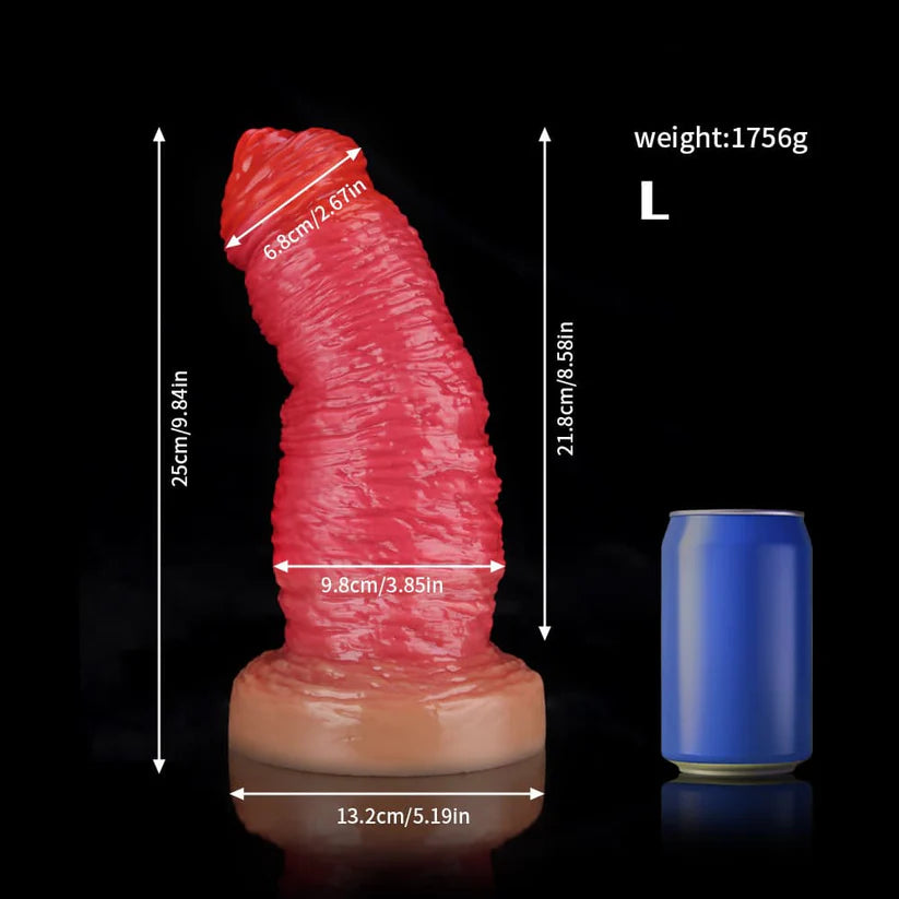 Rose Red Fantasy Dildo – Premium Body-Safe Silicone Design