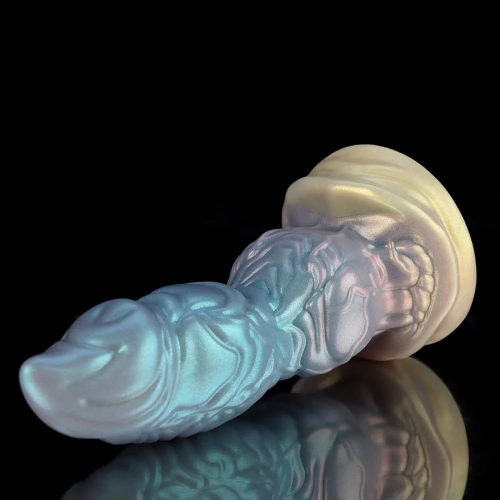 Sailor’s Tears Light Blue Knot Dildo – Fantasy Textured Silicone Toy