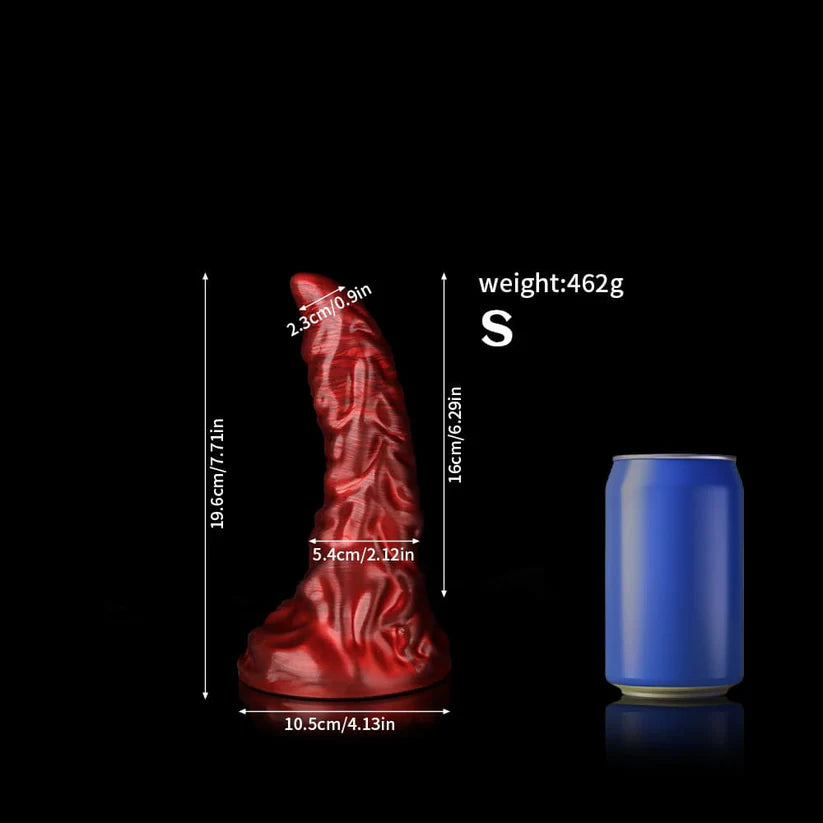 Scorpio Crimson Fantasy Dildo – Premium Fantasy Design Adult Silicone Dildo