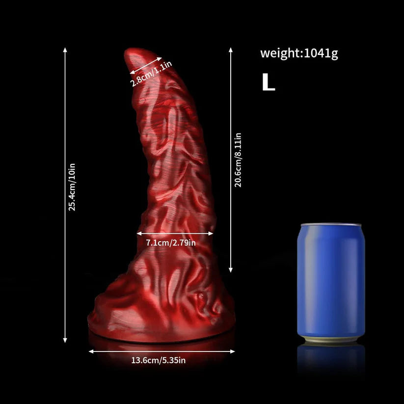 Scorpio Crimson Fantasy Dildo – Premium Fantasy Design Adult Silicone Dildo