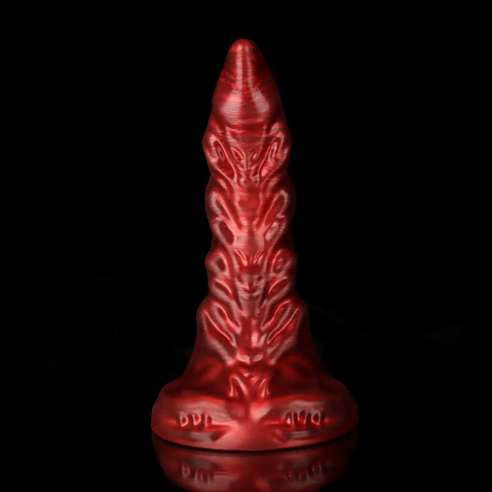 Scorpio Crimson Fantasy Dildo – Premium Fantasy Design Adult Silicone Dildo