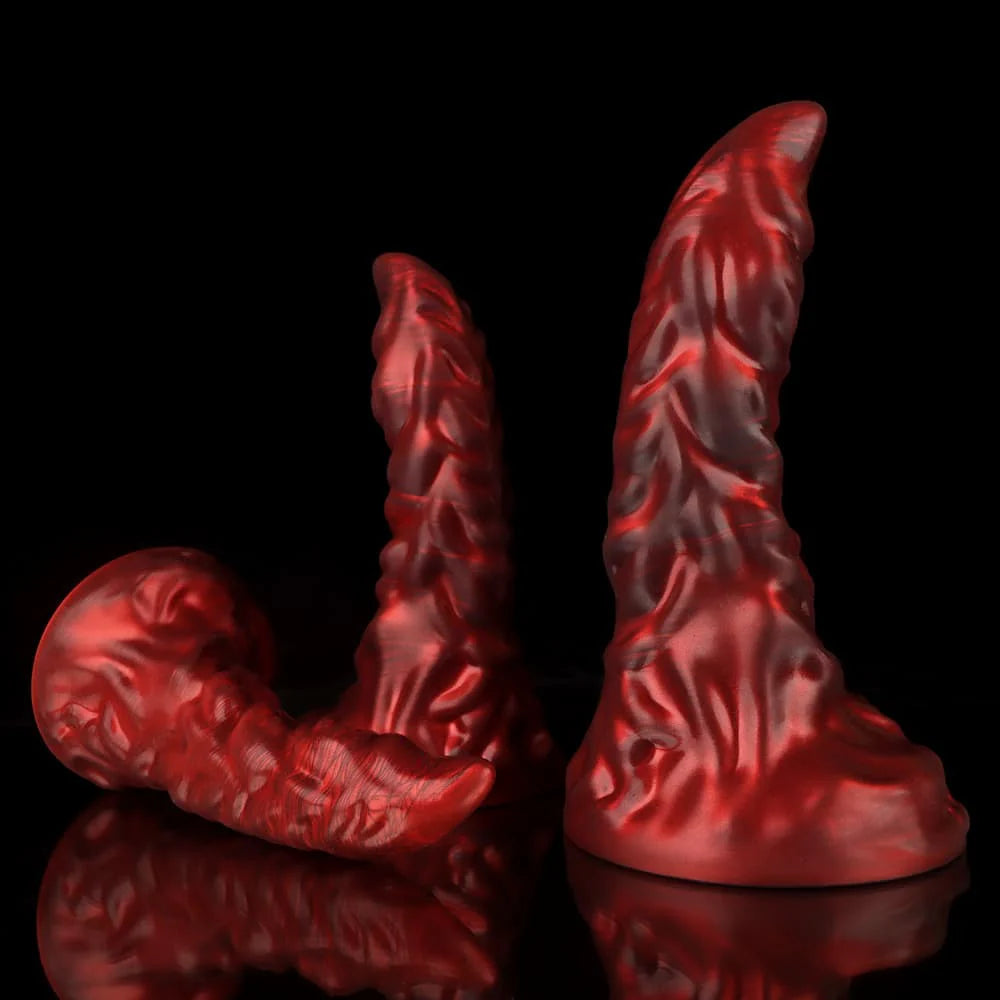 Scorpio Crimson Fantasy Dildo – Premium Fantasy Design Adult Silicone Dildo