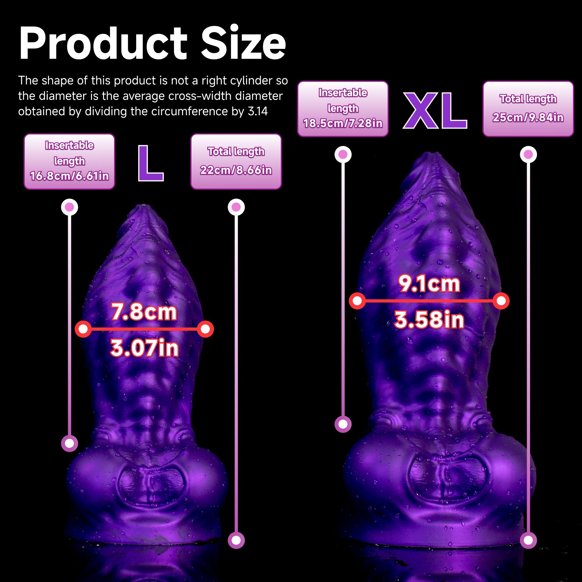 Skyline Challenger Squirt Dildo in Platinum Silicone