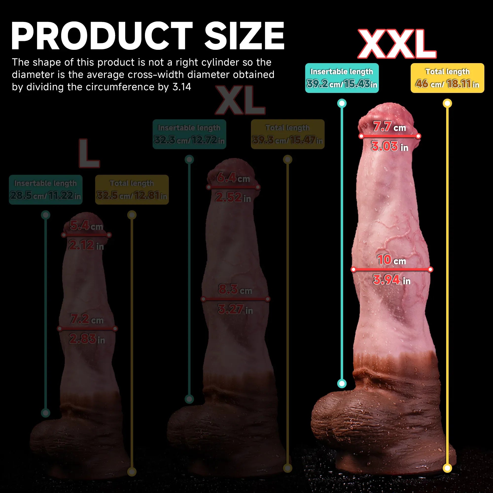 Strong Bow Horse Dildo – Lifelike Details, Multiple Size Options