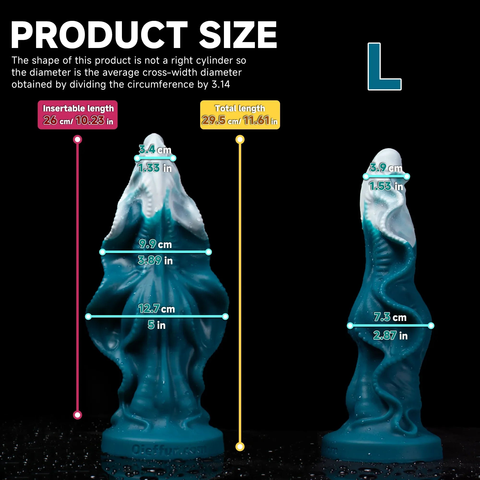 Surge Wing Dragon Dildo – Textured Silicone with Suction Cup Base