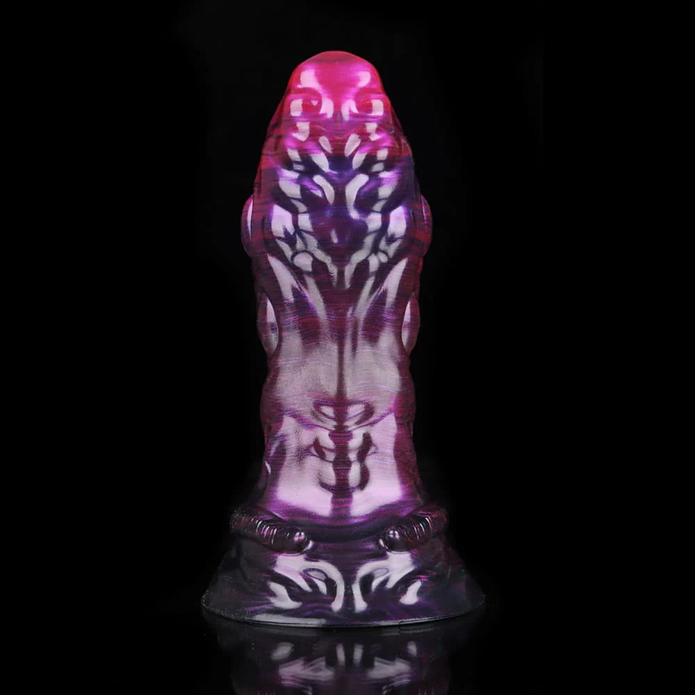 Taurus Black Purple Fantasy Dildo – Premium Silicone