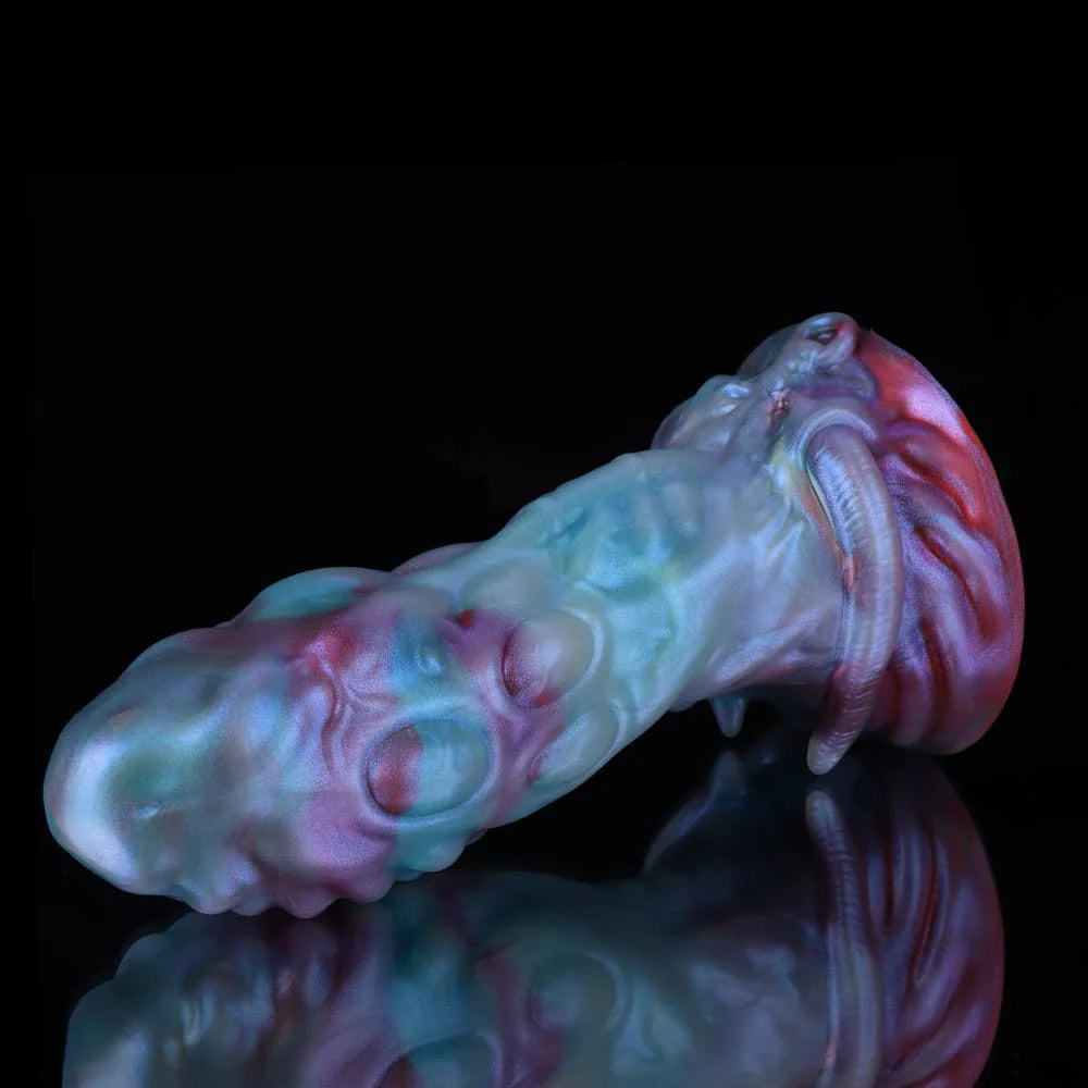Taurus Blue Purple Gradient Knot Dildo