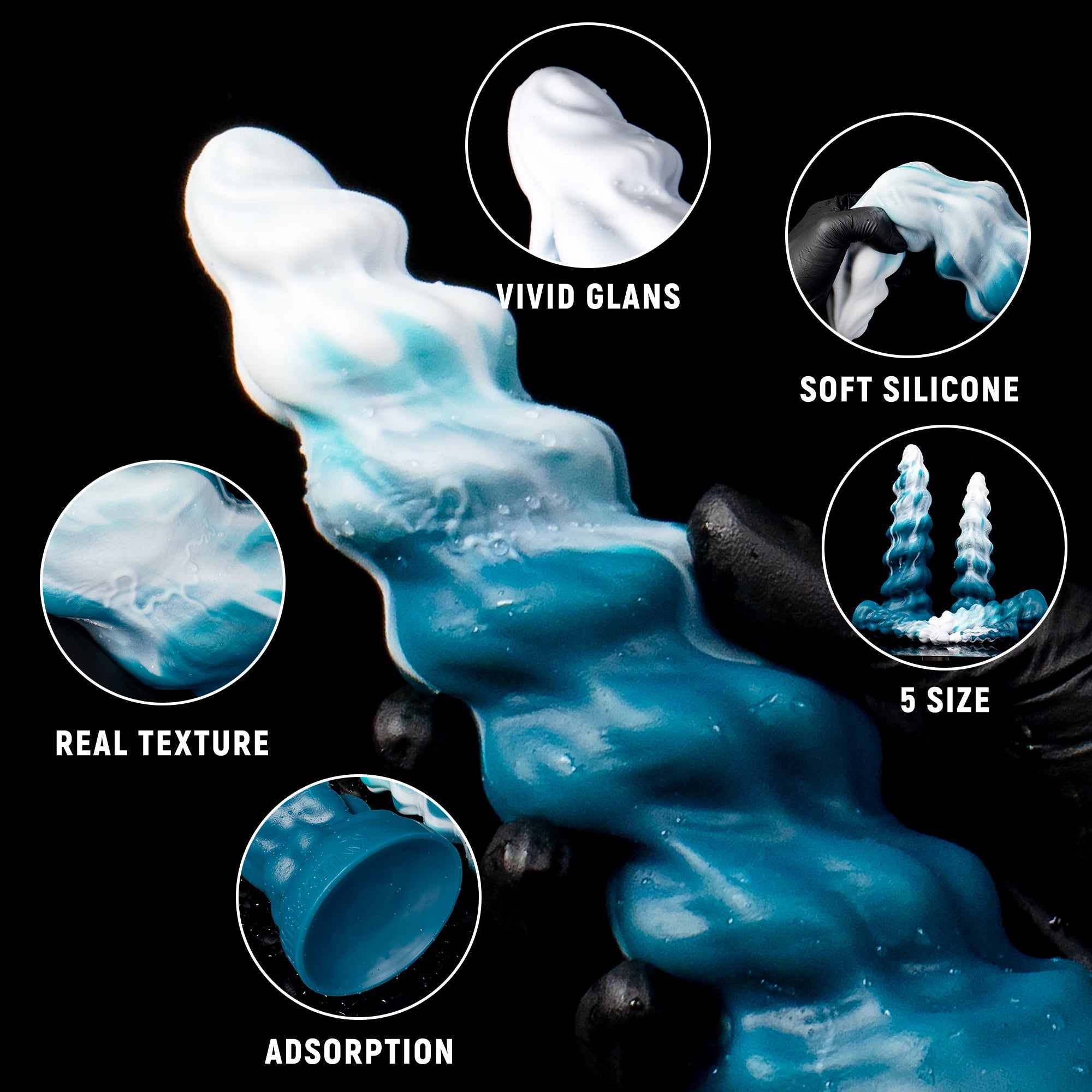 Thick Conqueror Dildo – Platinum Silicone, Tapered Realistic Design