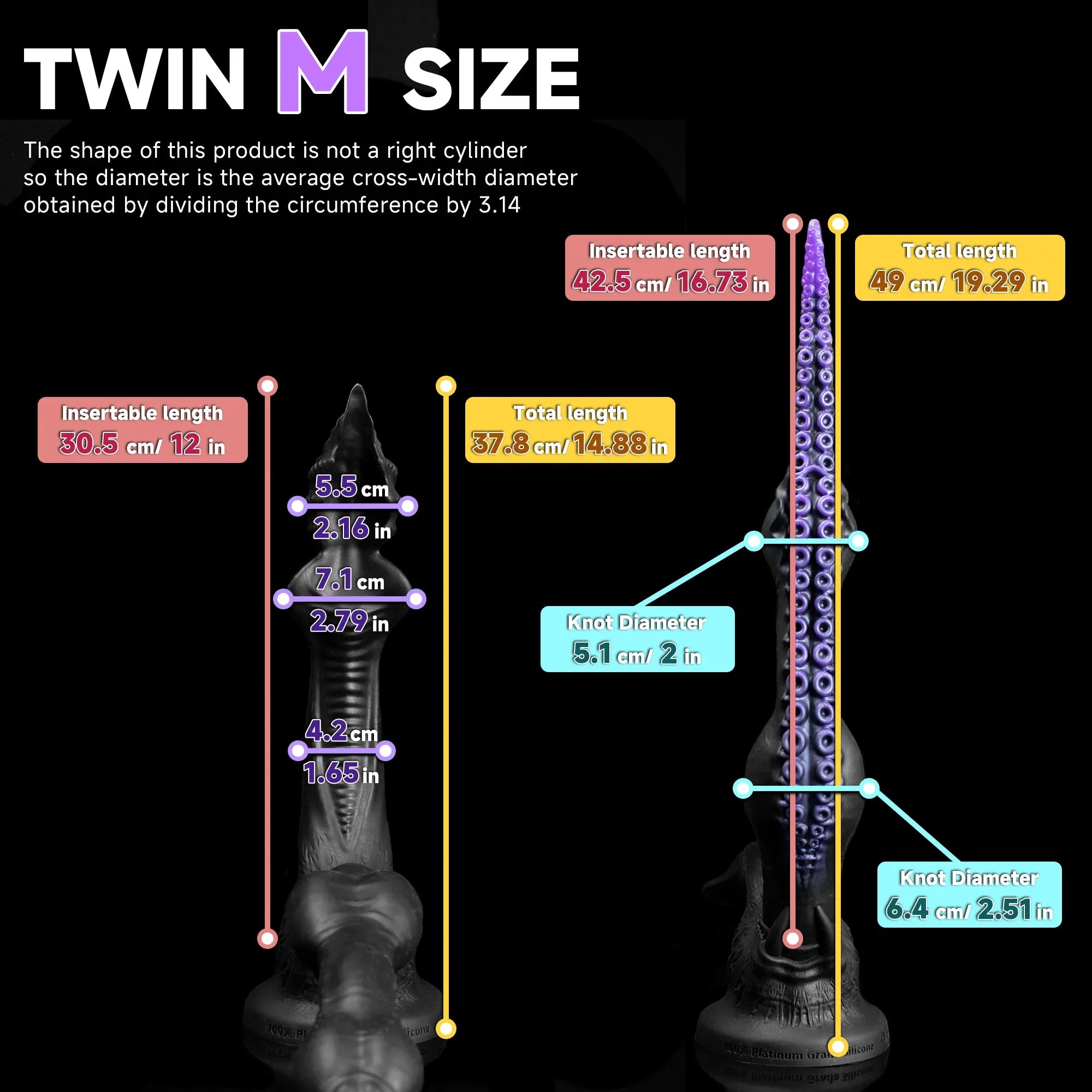 Twin Fantasy Double-Ended Dildo – Alien Tentacle Design