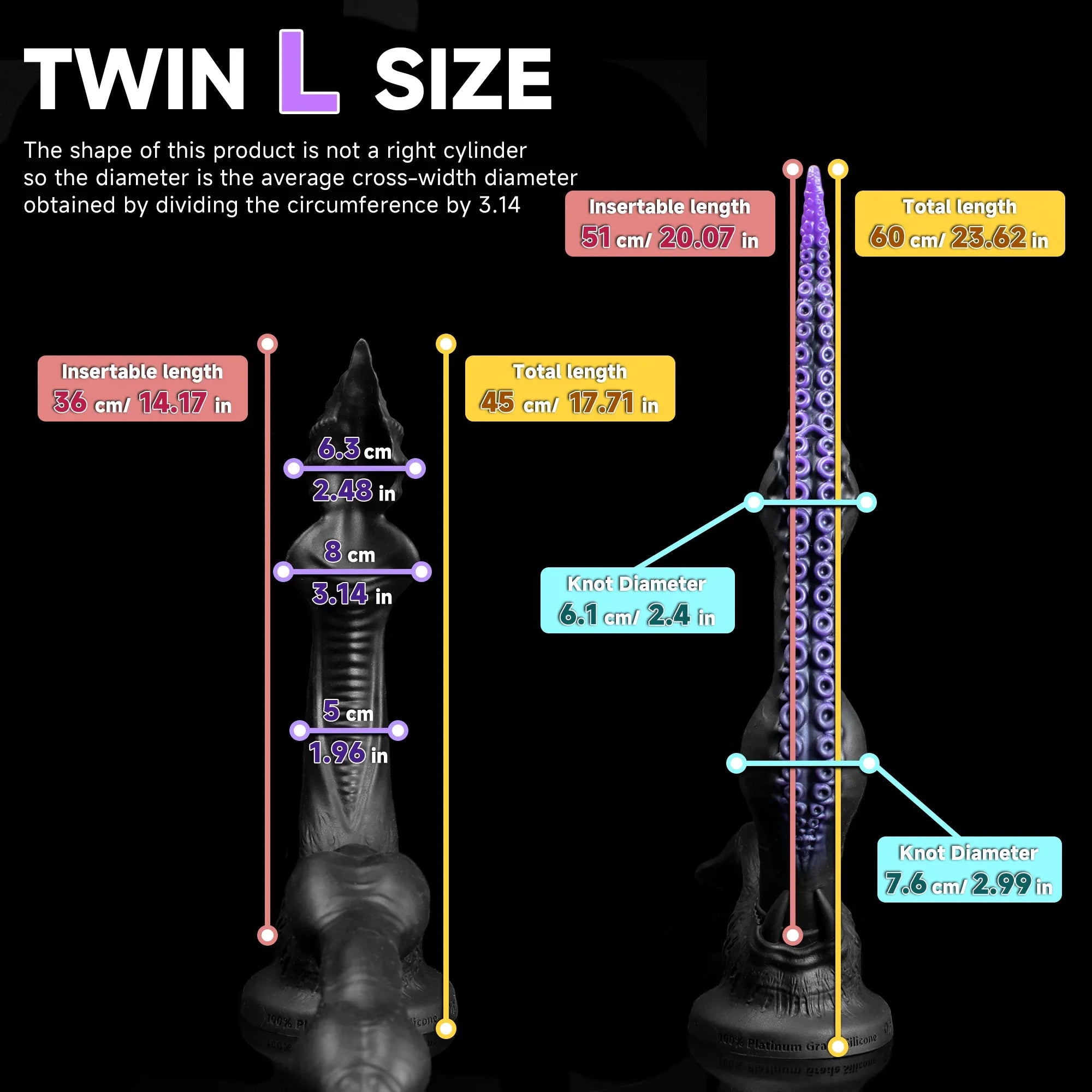 Twin Fantasy Double-Ended Dildo – Alien Tentacle Design