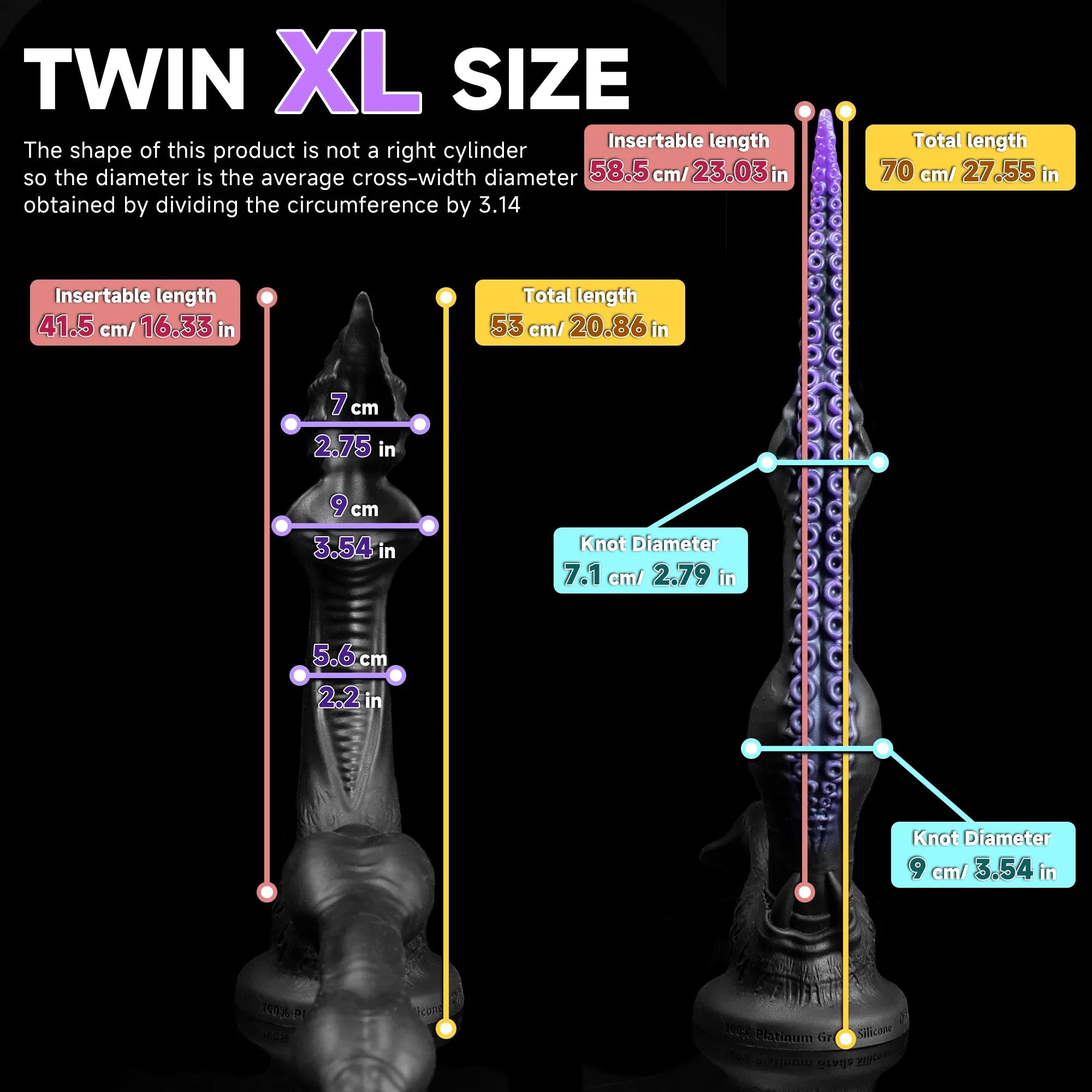 Twin Fantasy Double-Ended Dildo – Alien Tentacle Design
