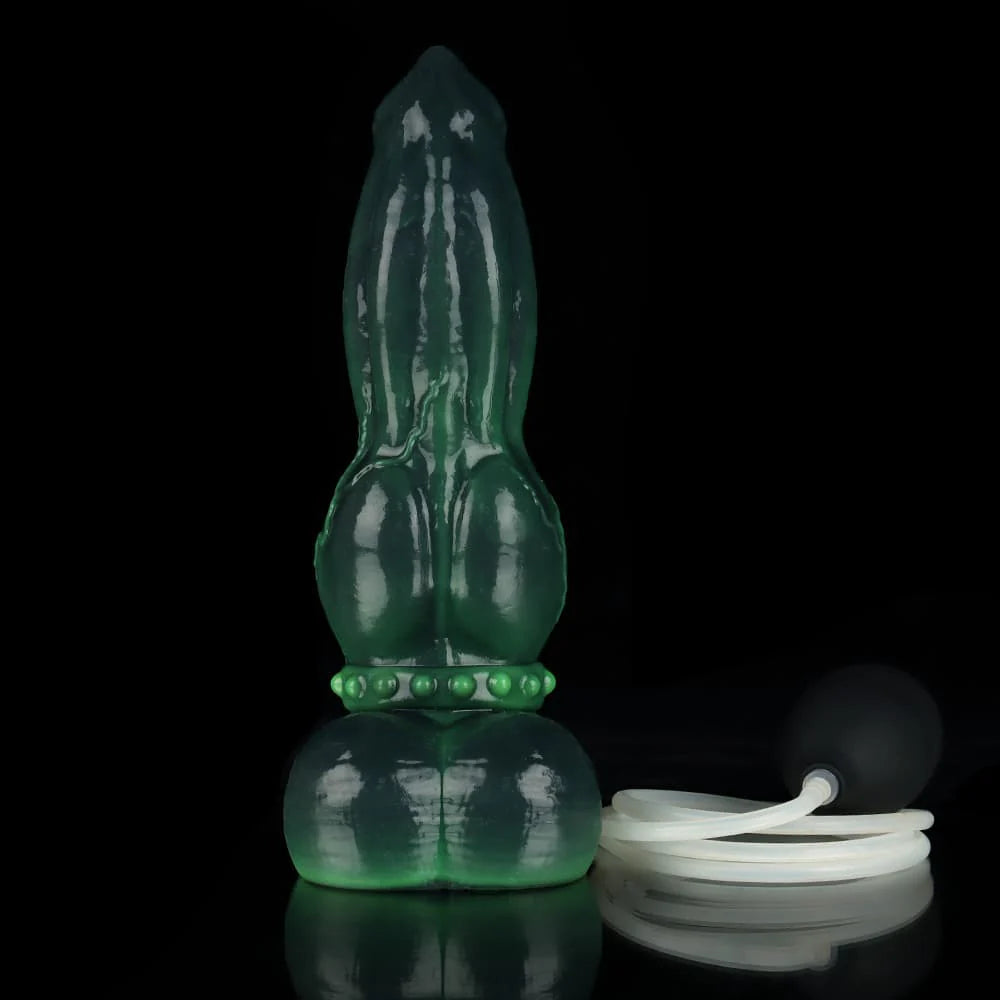 Venom Green Knot Dildo – Premium Silicone Ejaculating Design