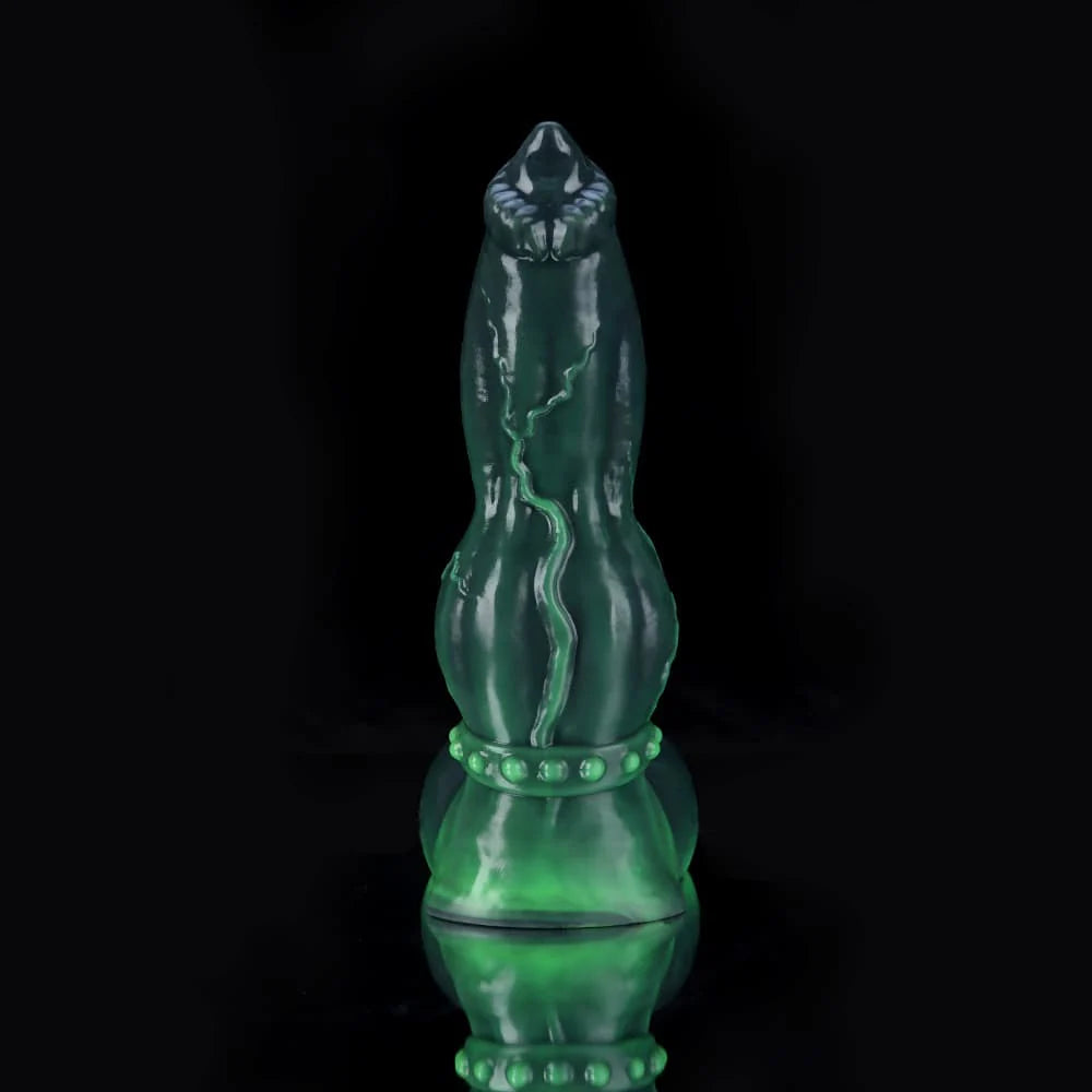 Venom Green Knot Dildo – Premium Silicone Fantasy Toy