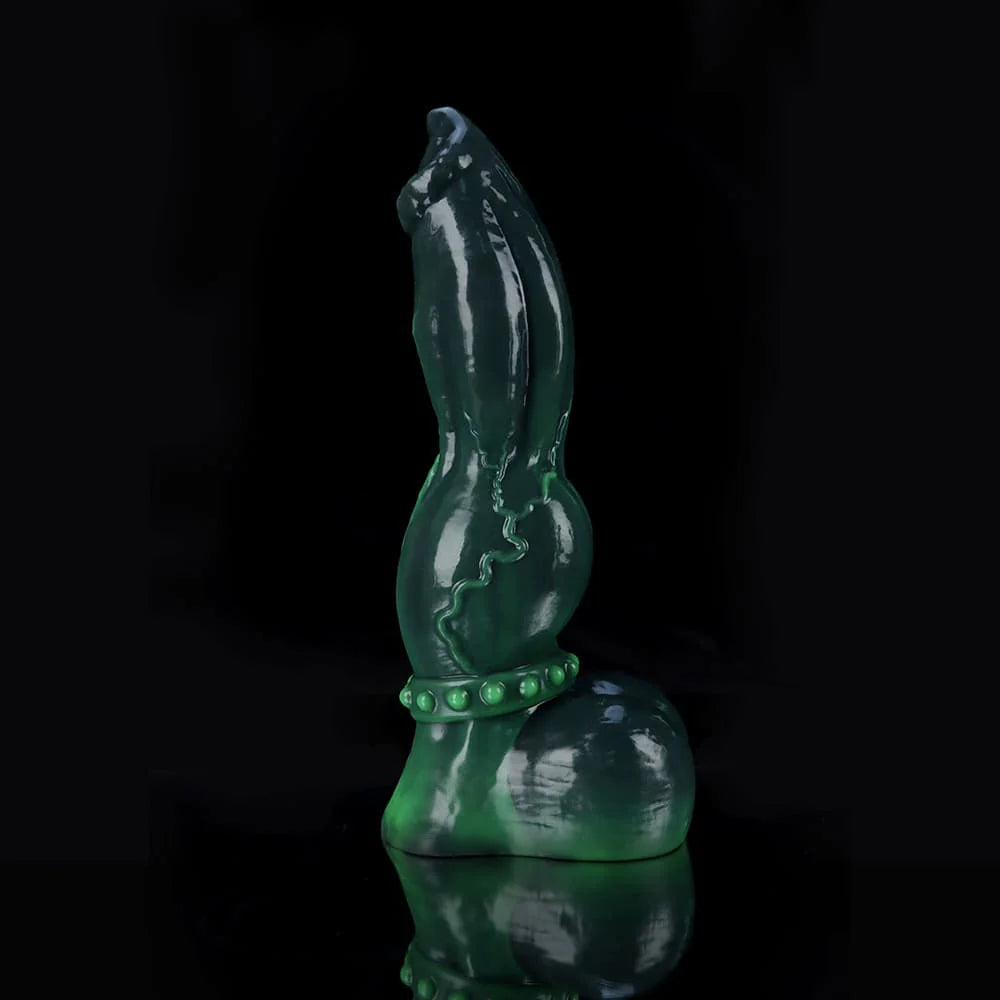 Venom Green Knot Dildo – Premium Silicone Fantasy Toy