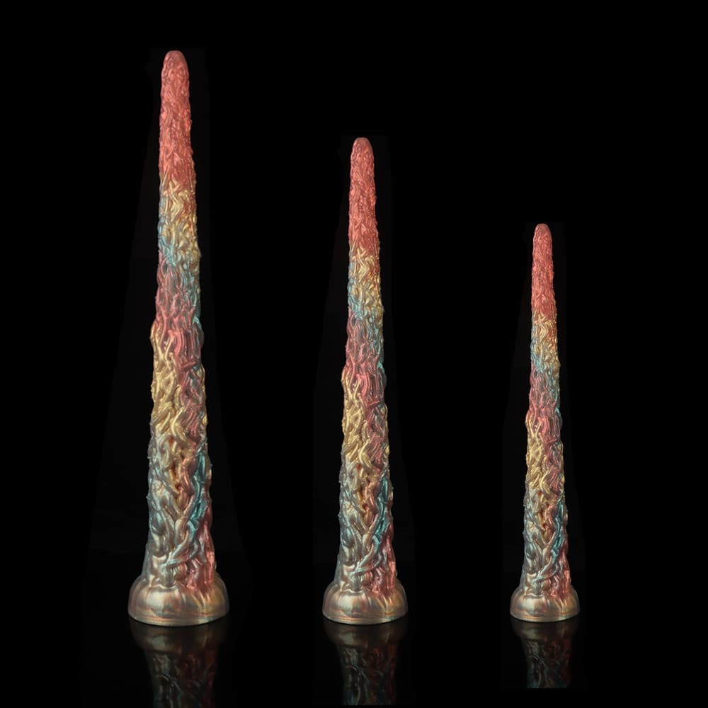 Vine Rainbow Tentacle Dildo – Fantasy Silicone Anal Plug