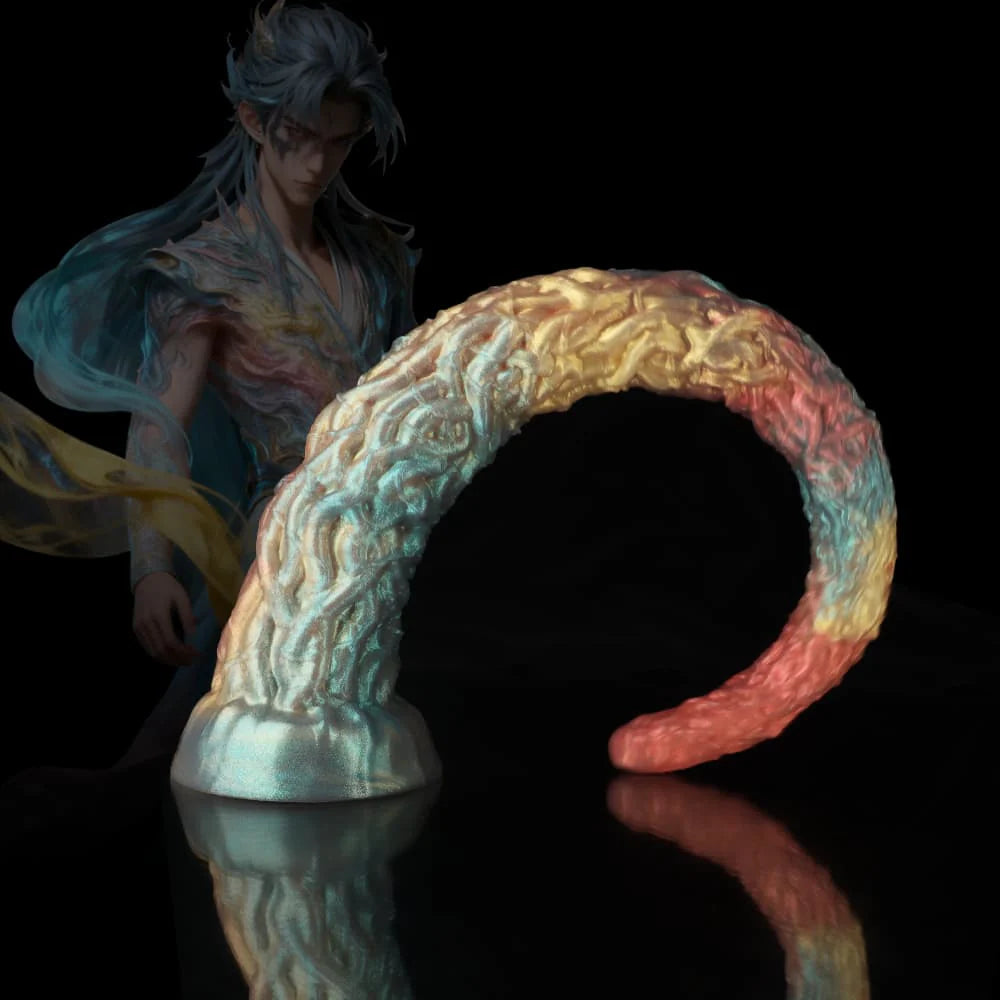 Vine Rainbow Tentacle Dildo – Fantasy Silicone Anal Plug