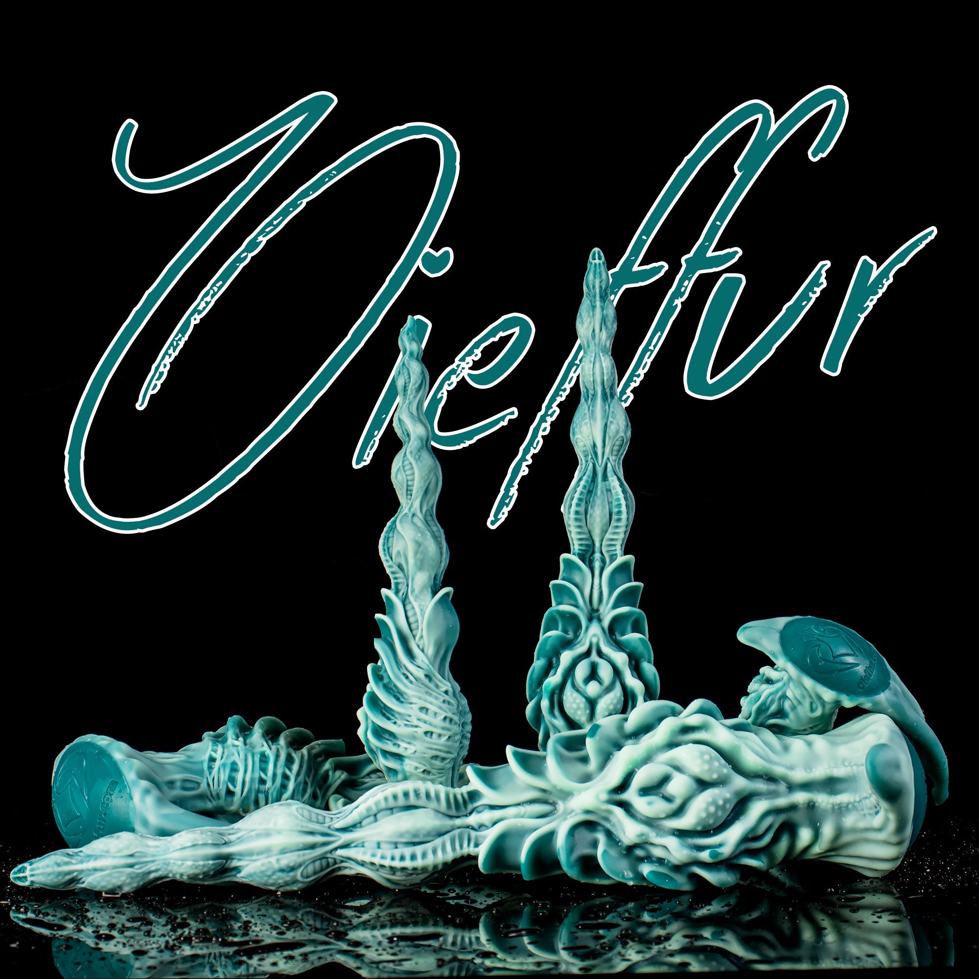 Winding Fantasy Dildo with Textured Beads