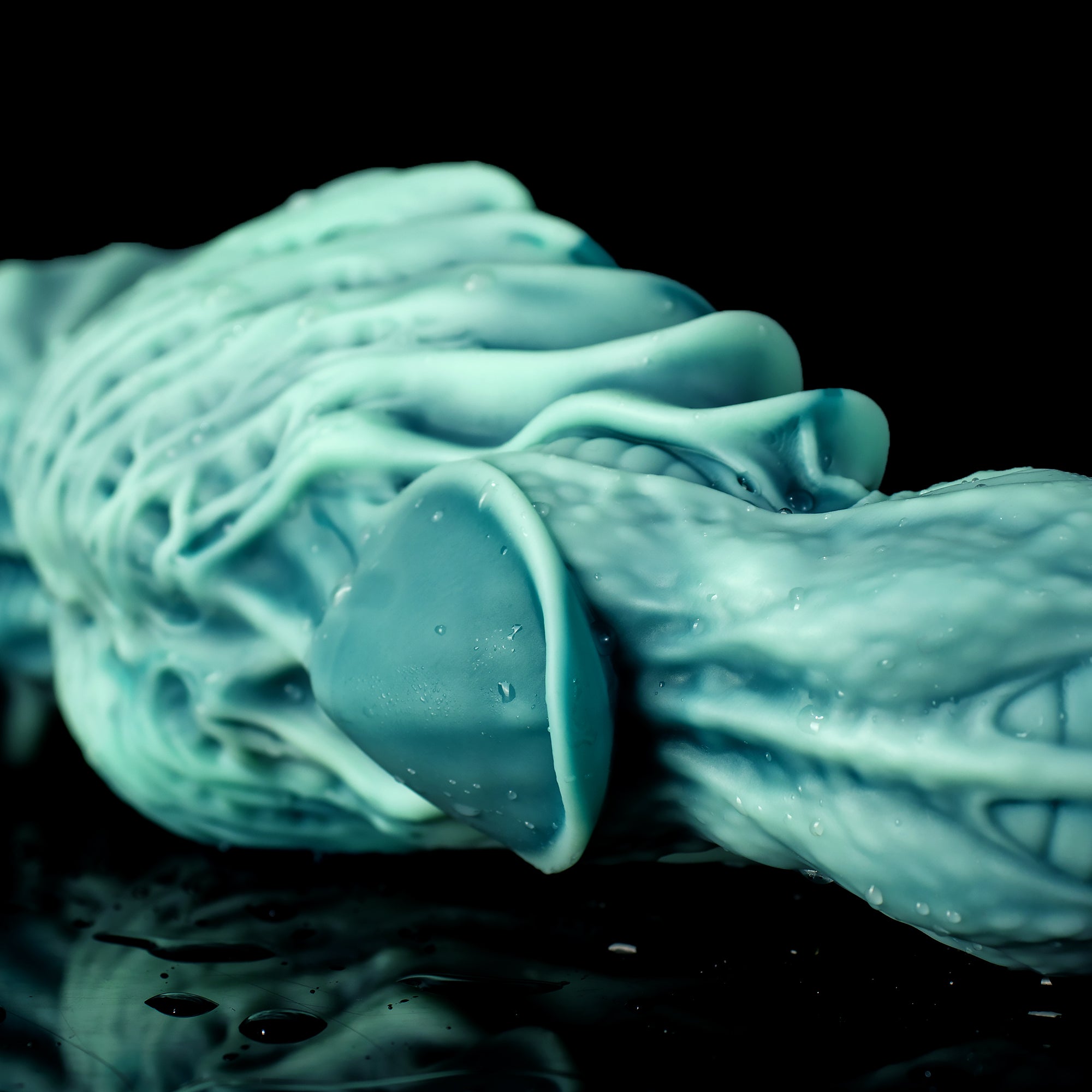 Winding Fantasy Dildo with Textured Beads
