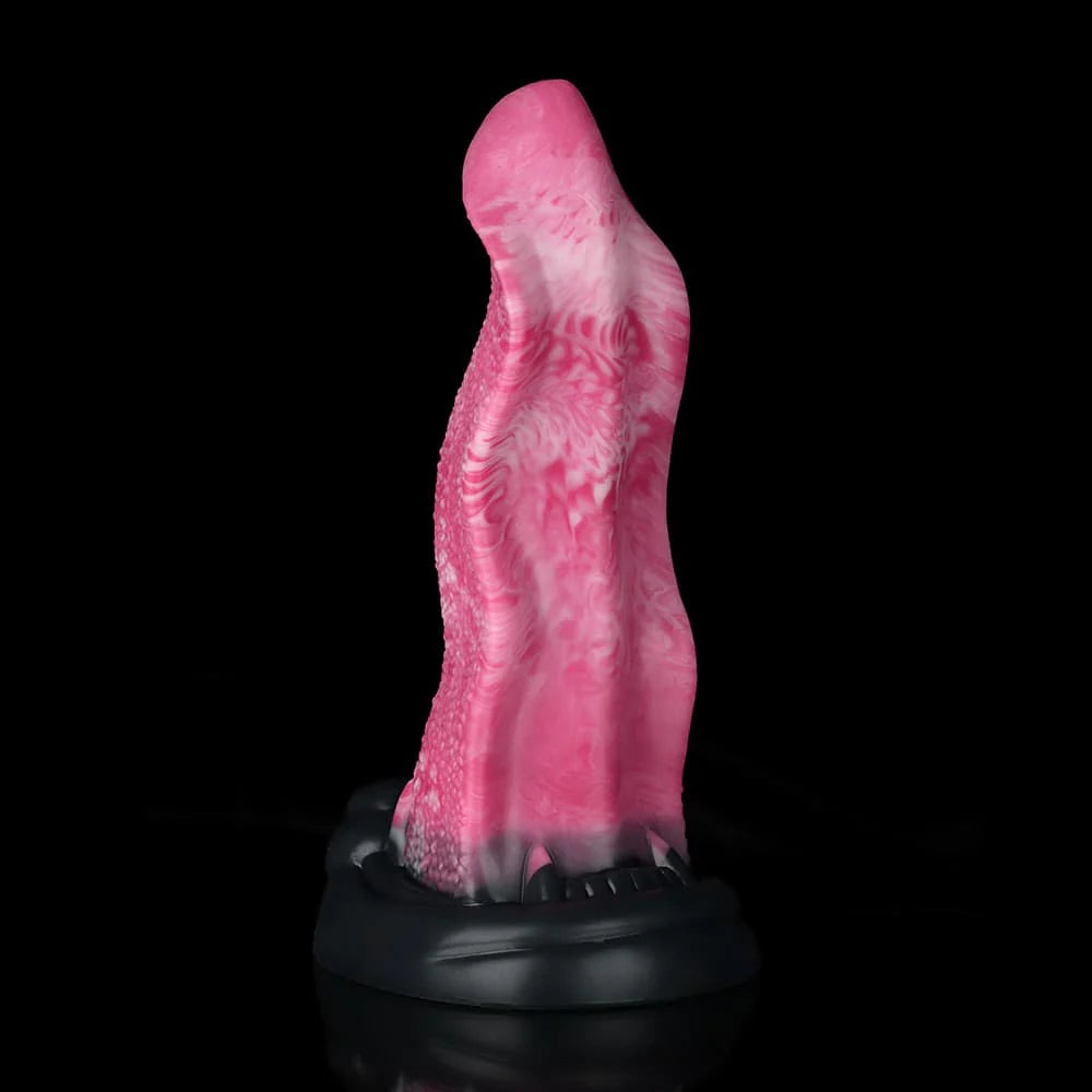 Wolf Tongue Rose Pink Fantasy Dildo – Premium Silicone Design