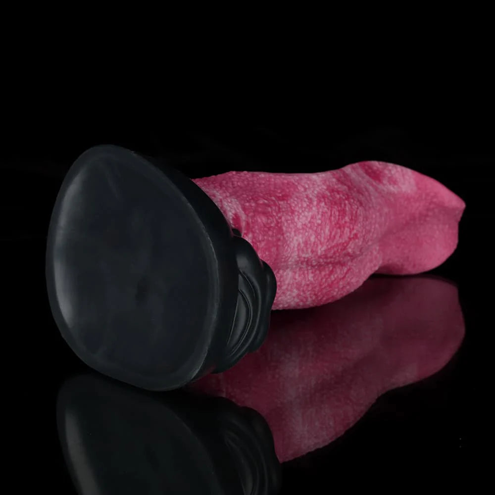 Wolf Tongue Rose Pink Fantasy Dildo – Premium Silicone Design