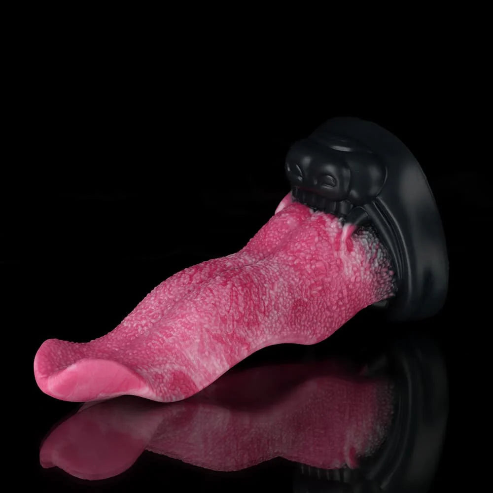 Wolf Tongue Rose Pink Fantasy Dildo – Premium Silicone Design