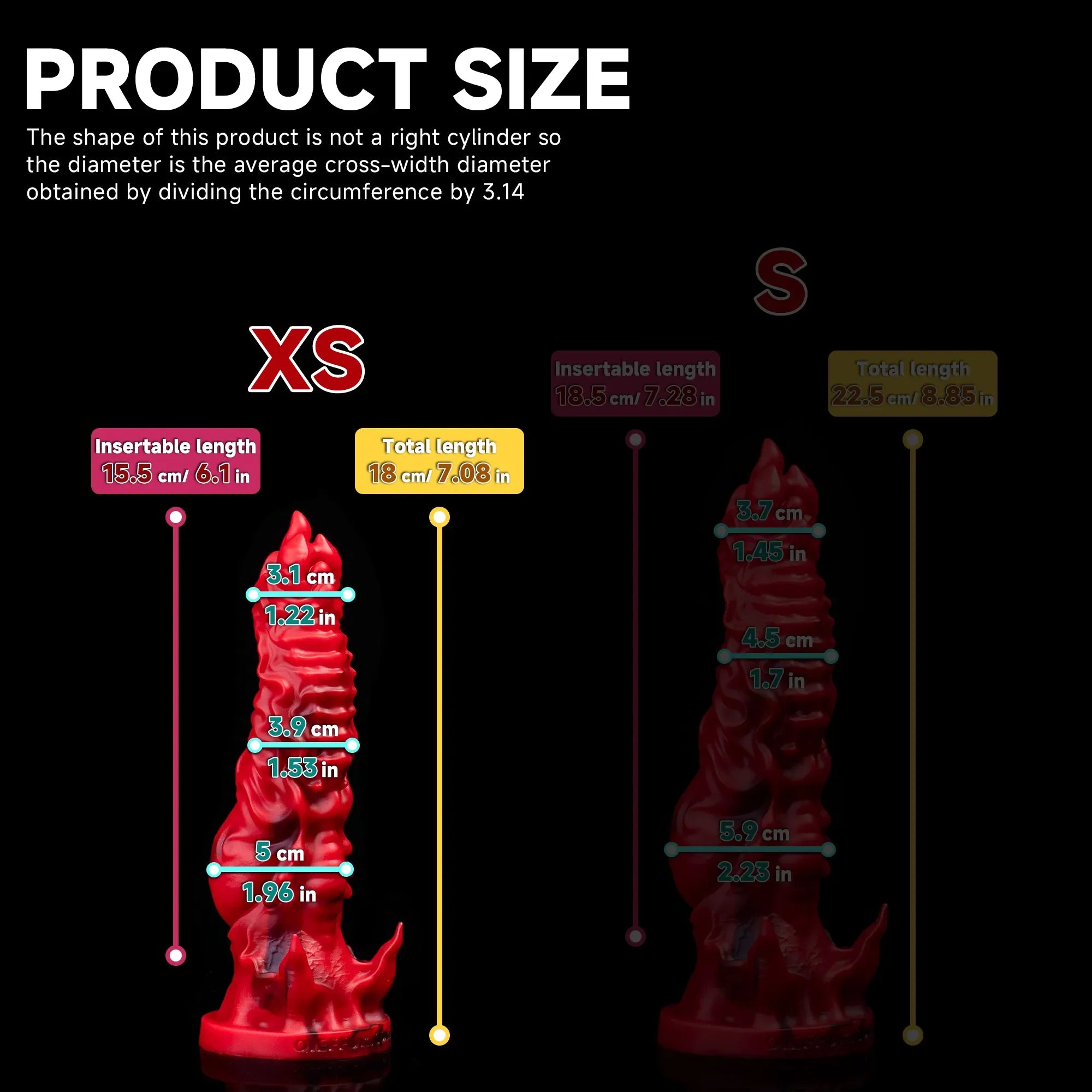 Dragon Fantasy Silicone Dildo with Scales, Tentacles & Suction Cup